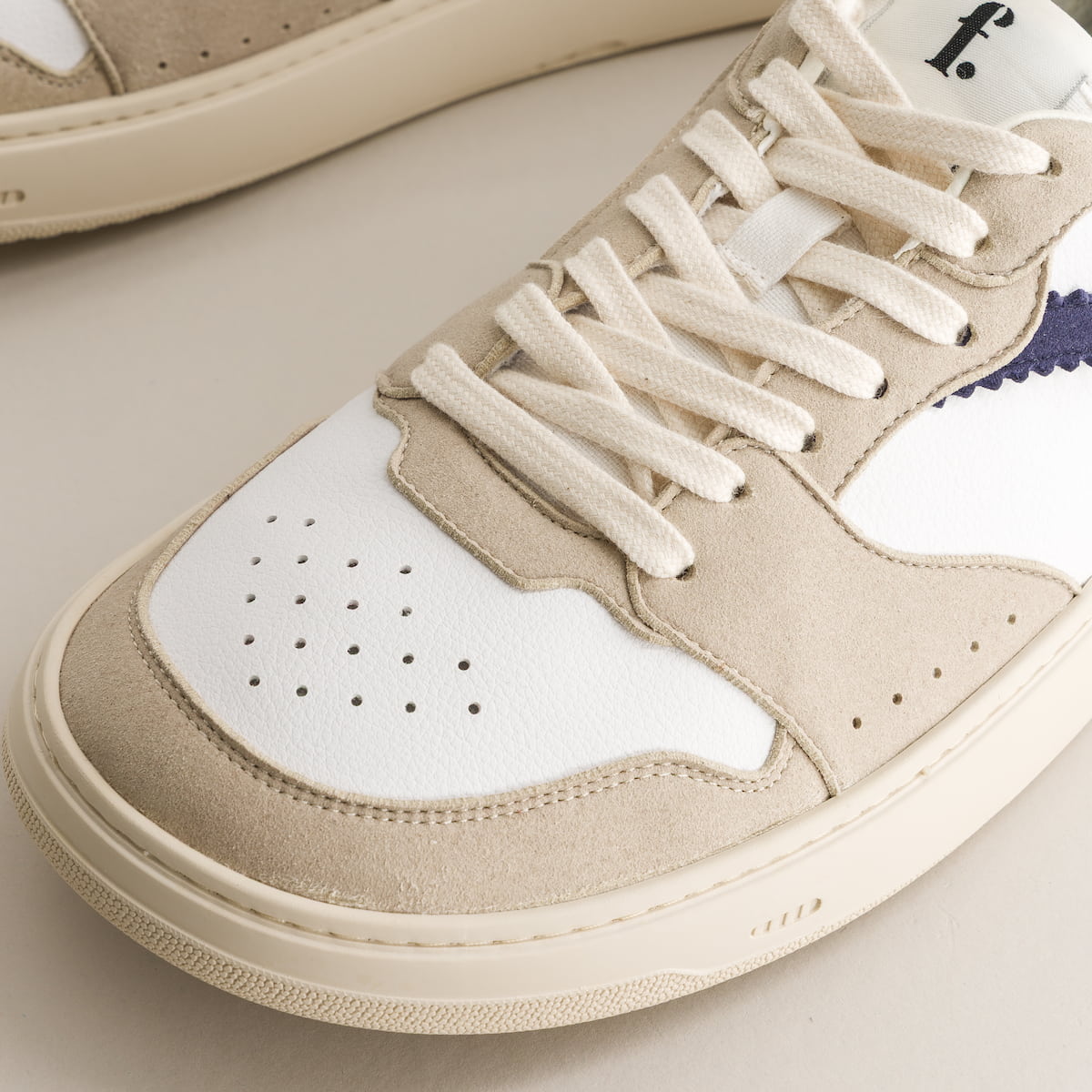 Blue barefoot sneakers - detailed view