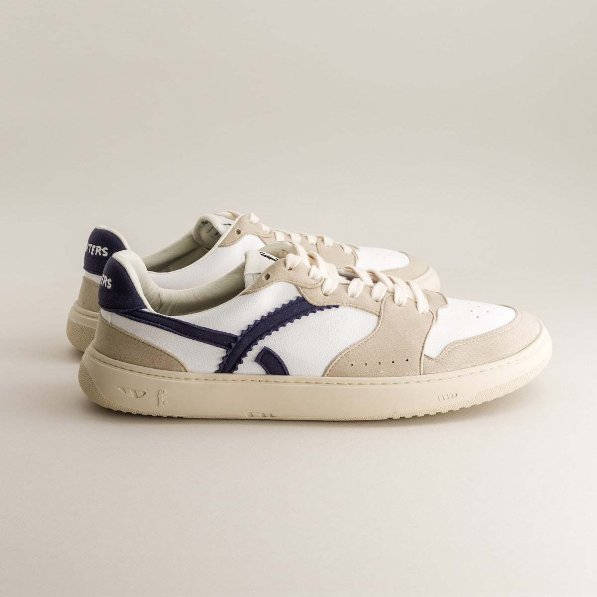 Blue barefoot sneakers - side view