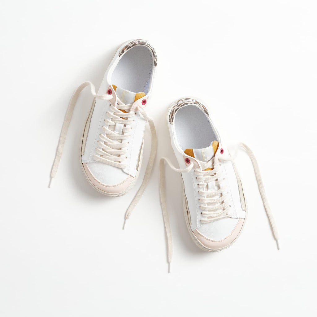 Barefoot sneakers Peach Leopard - Aigle view