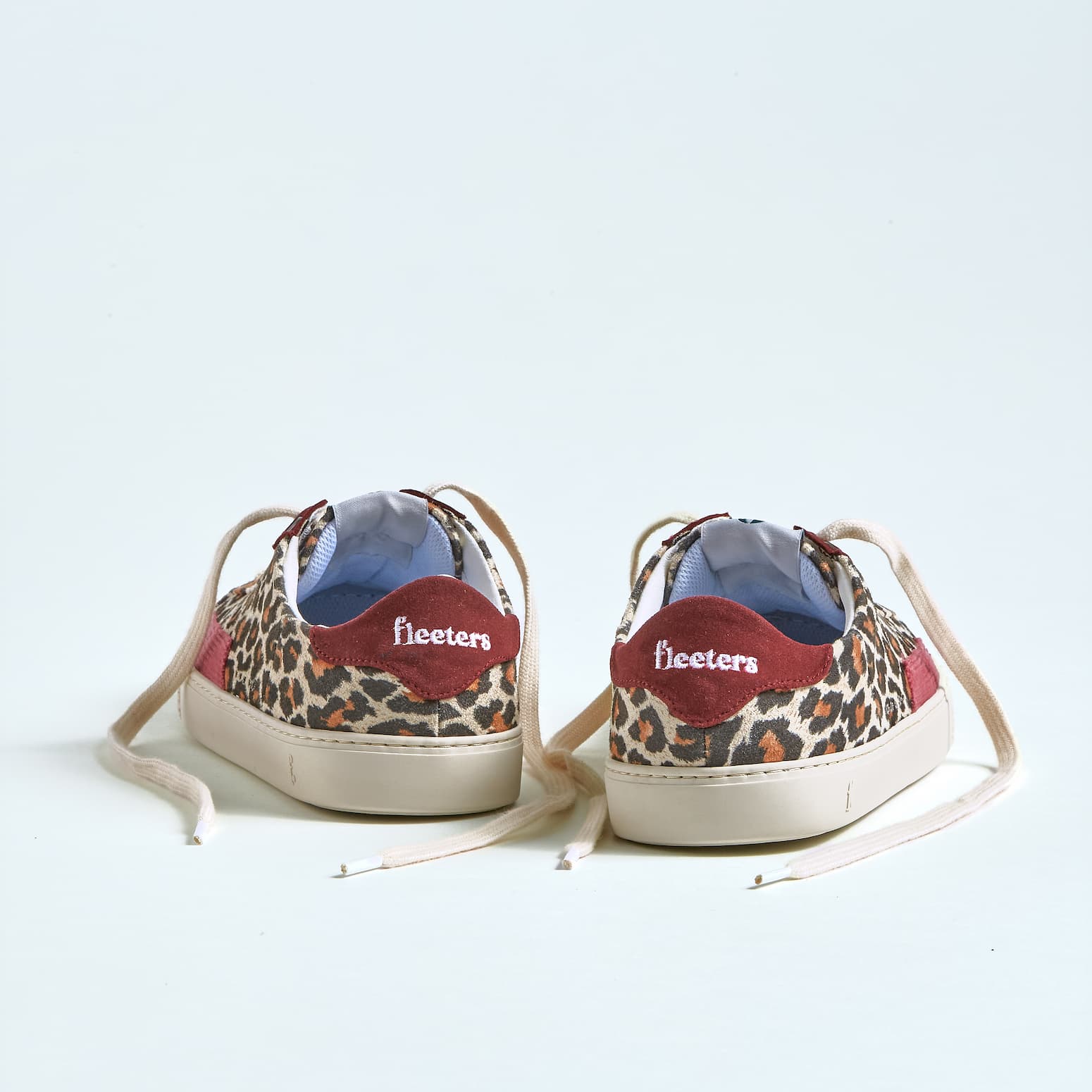 Peach Leopard & Borgona | Barefoot sneakers Fleeters Peach Leopard & Borgona | Barefoot sneakers Fleeters