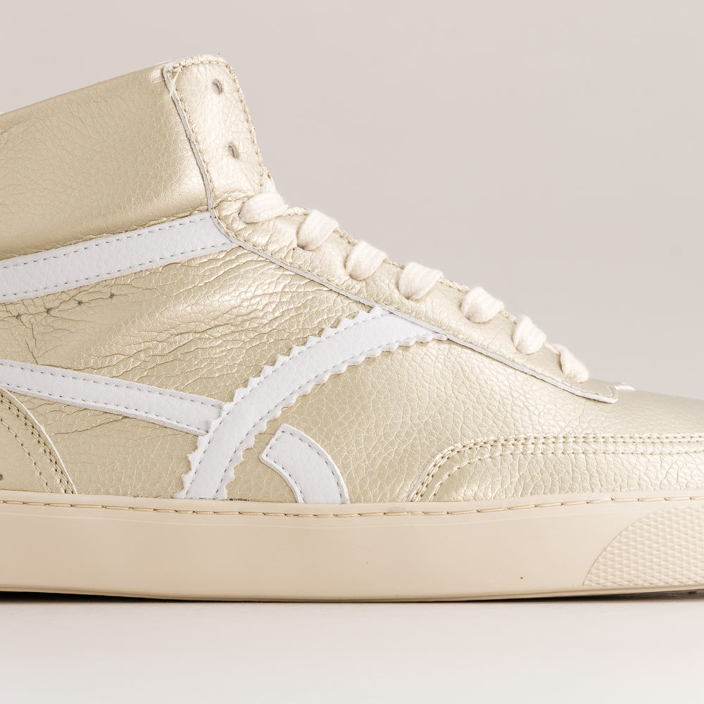 Gold Barefoot mid-ankle sneakers
