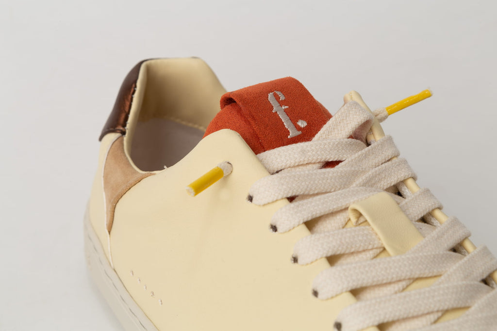 Detail of Lemon Almond Barefoot sneakers