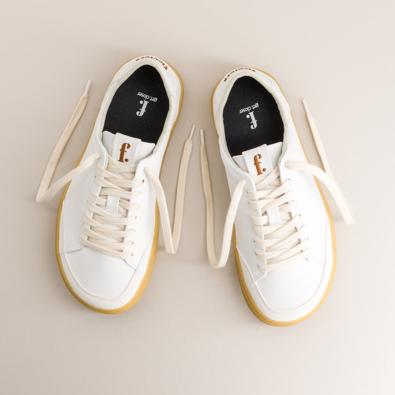 Barefoot sneakers White Gum - top view