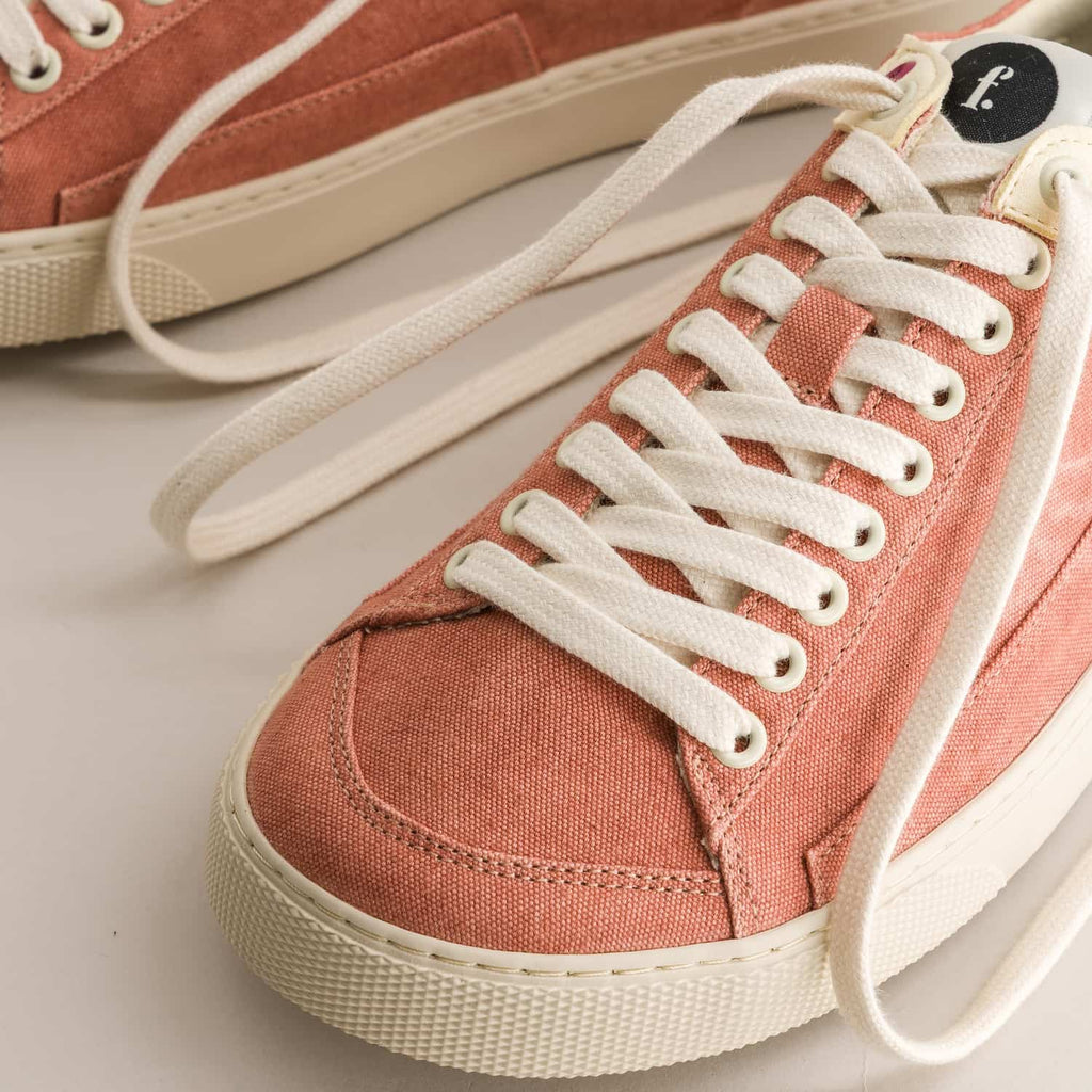 Barefoot sneakers - Peach Arcilla Canvas - detailed view